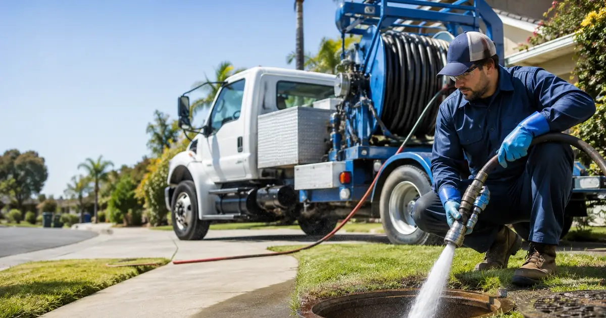 Hydro jet sewer cleaning Whitewater