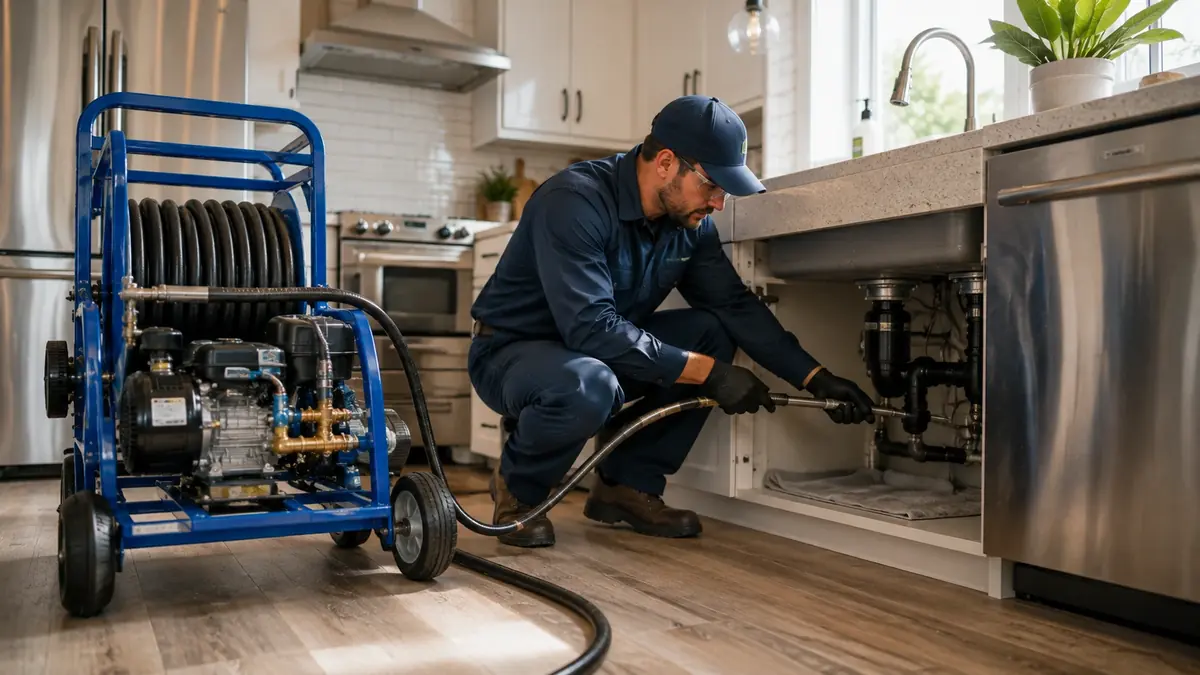 Kitchen Drain Hydro Jetting in Whitewater