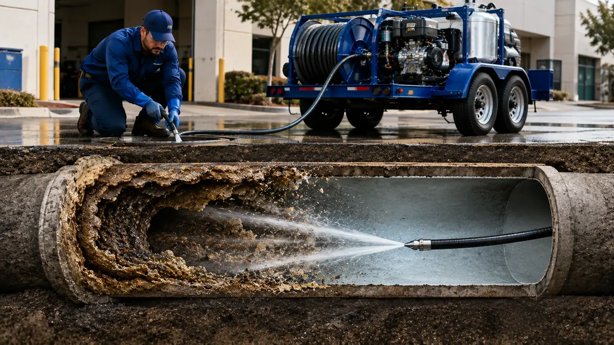 Sewer Pipe Descaling in Whitewater